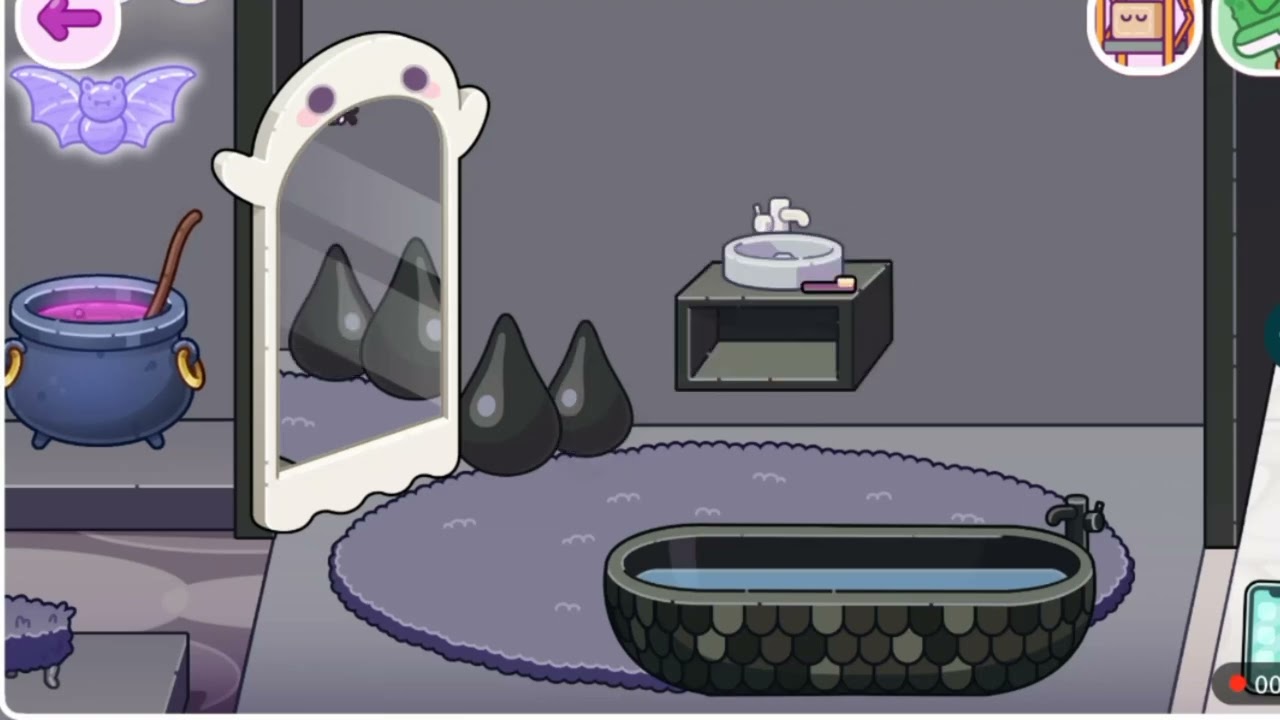 Making Wednesday’s House Using Only Free Items 🖤(Avatar World)#avatarworld#qazu #anya #subscribe 