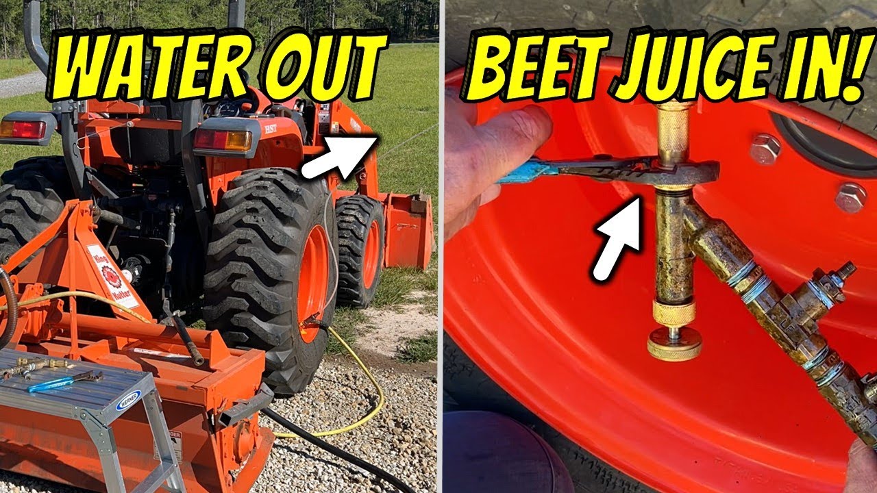Установка ЛУЧШЕГО ТРАКТОРНОГО БАЛЛАСТА - Beet Juice от Rim Guard!