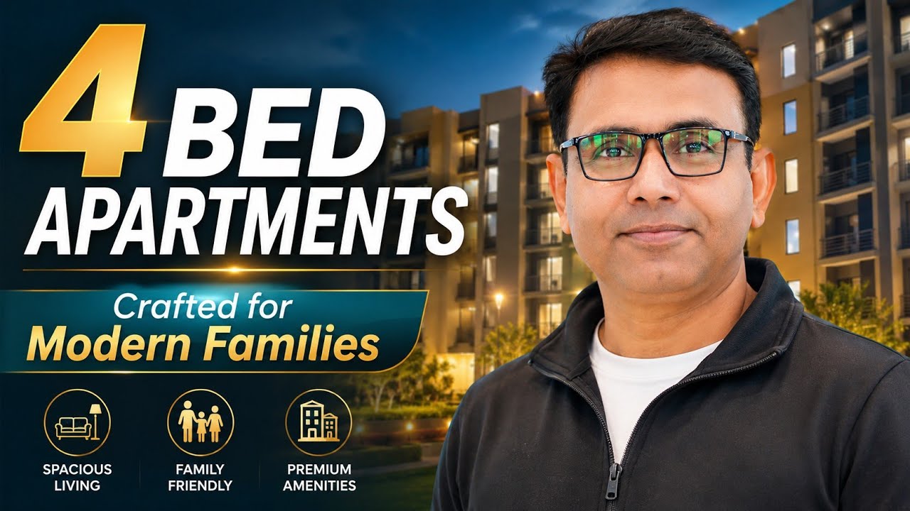 Karachi's Most Secure Gated Community 4 Bedroom Apartment with Spacious Lounge! 