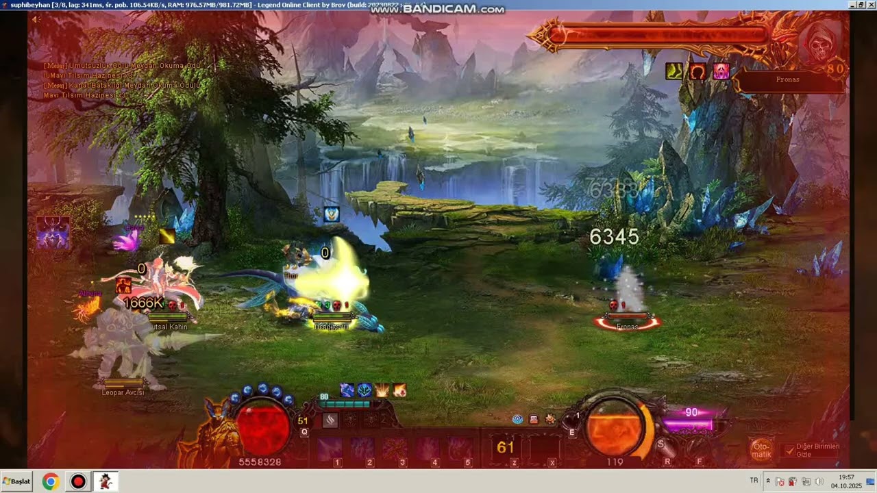 LEGEND ONLİNE DE BİR İLK 13-15M SG İLE GİRDAP GEÇME