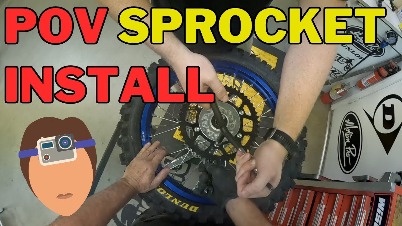 Dirt Bike Sprocket Replacement POV