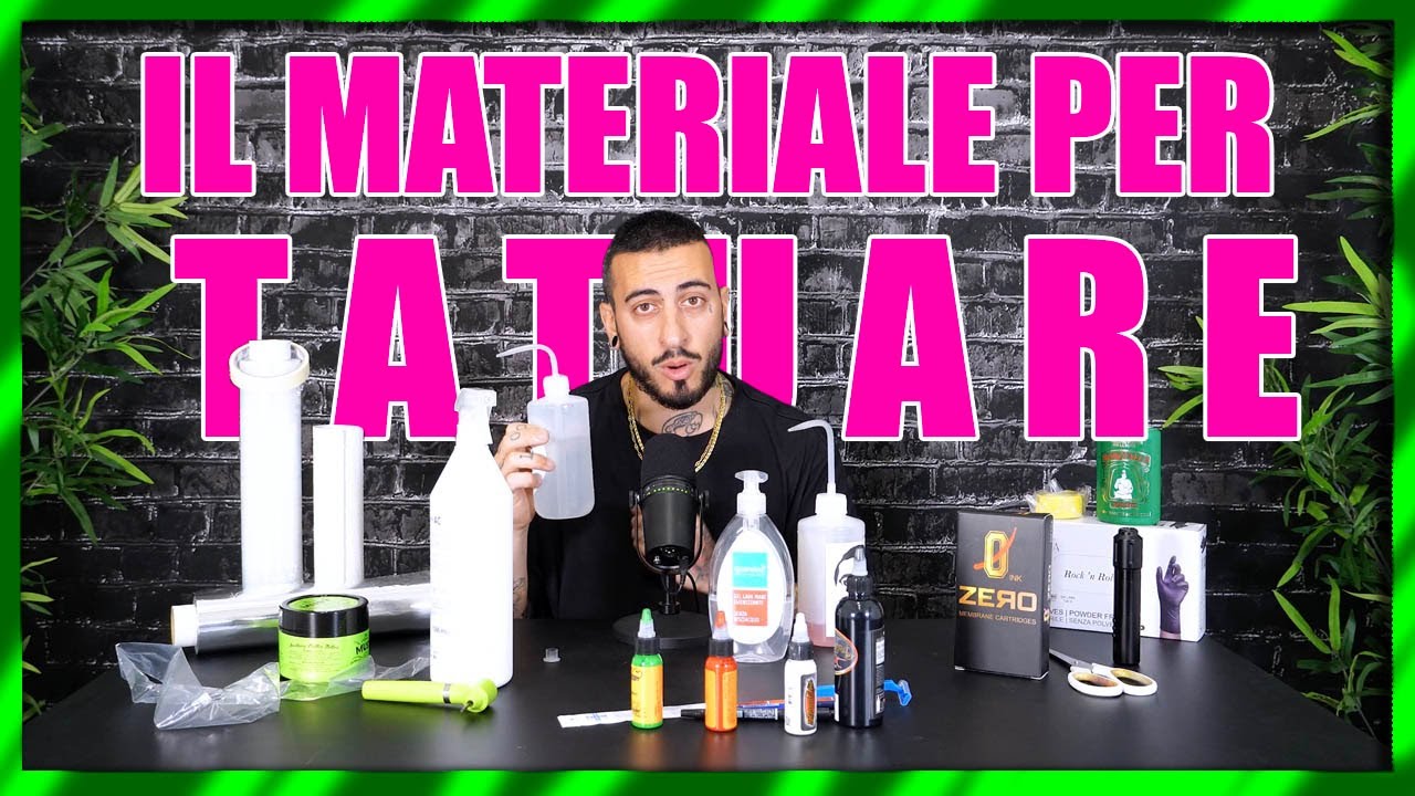 COSA SERVE PER FARE UN TATUAGGIO?? 🔥🔥