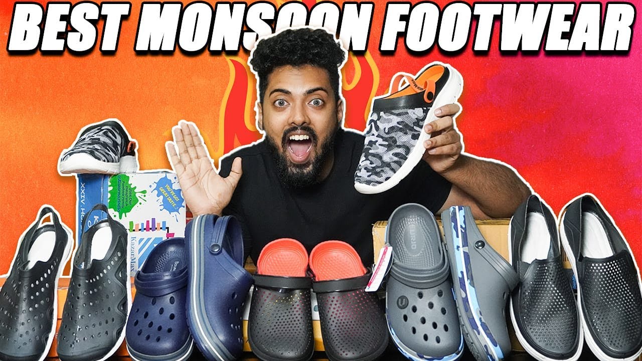 TOP 6 CLOGS FOR RAINY SEASON FOR MEN 2023 | BEST FOOTWEAR FOR RAINY MONSOON SEASON UNDER 1000RS