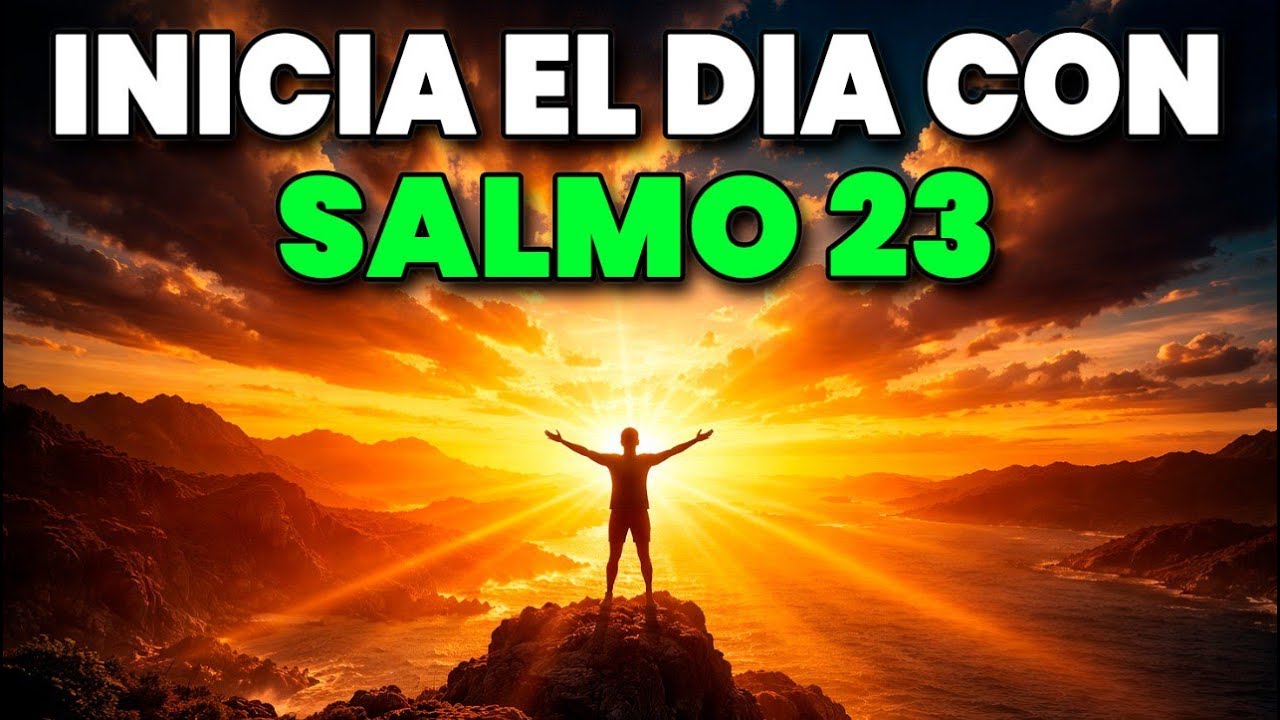 ORACIÓN PODEROSA de la MAÑANA con el SALMO 23 | El Señor Es Mi Pastor Fiel y Nada Me Faltará