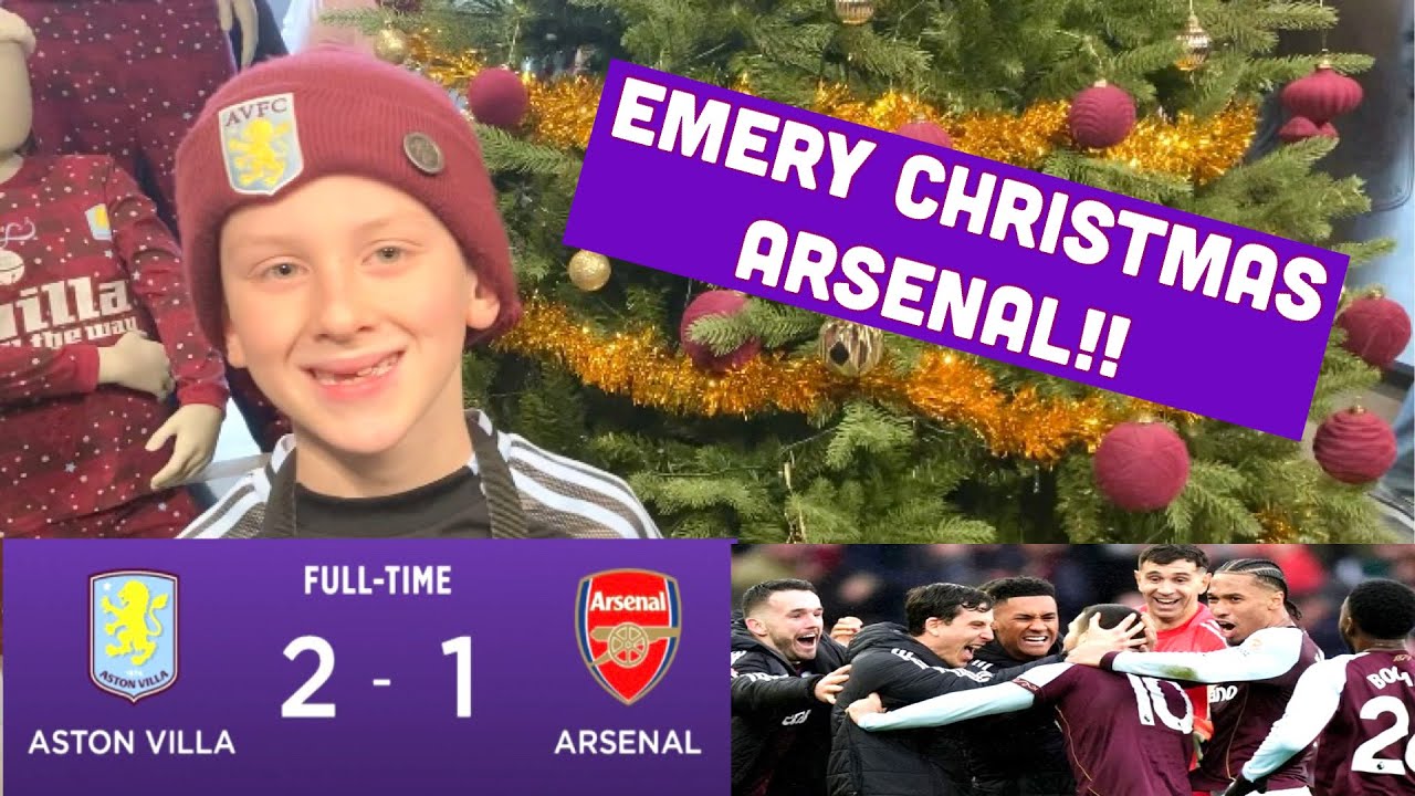 Aston Villa score 95th minute winner to beat league leaders Arsenal 2-1