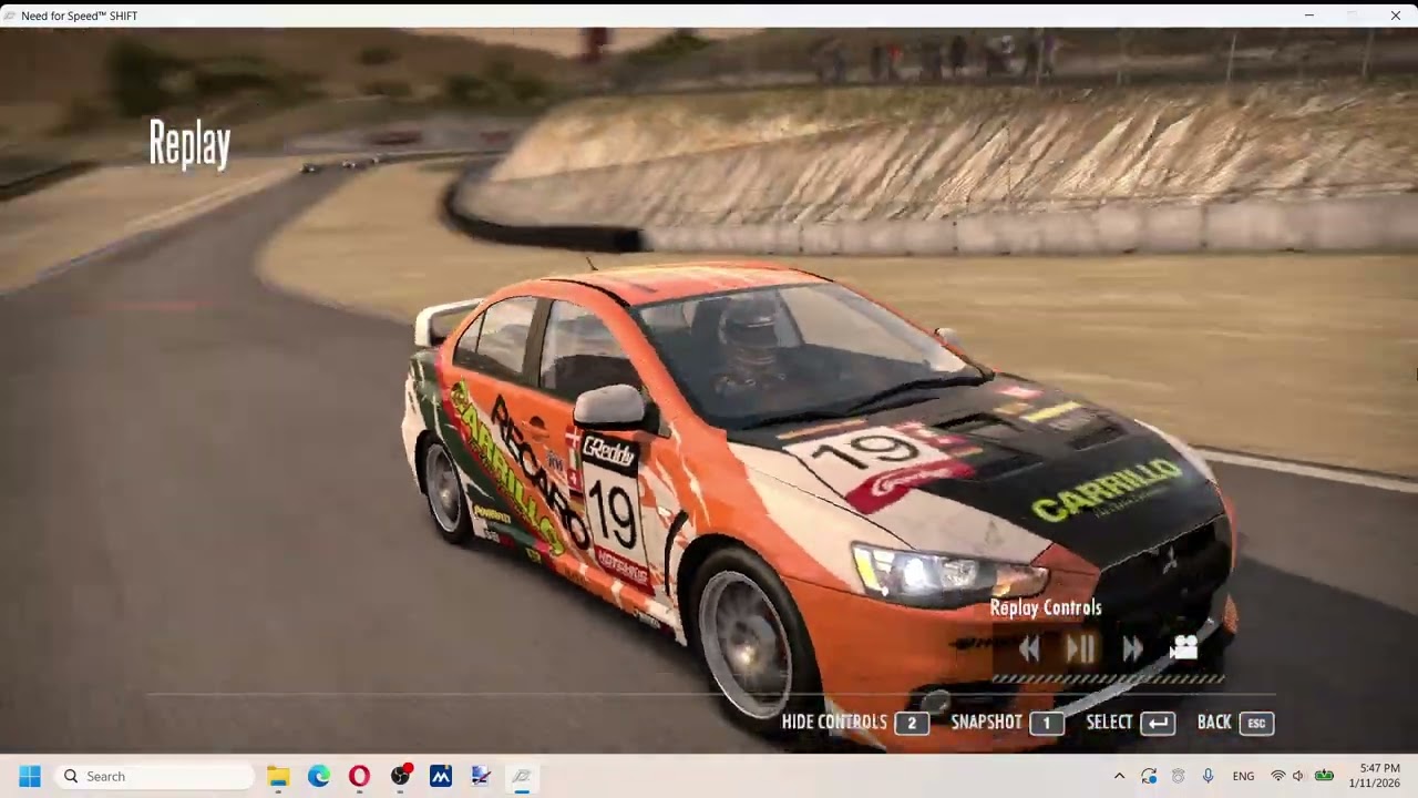 Need For Speed Shift 1 Best Replays 308 Laguna Seca Mitsubishi Lancer Evolution #7 Daina Mousee
