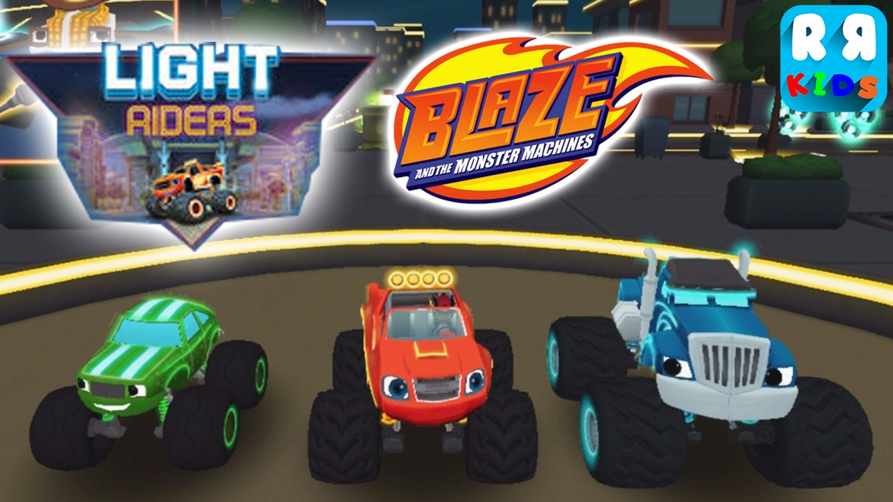 Blaze and the Monster Machines - Update New Location Light Riders