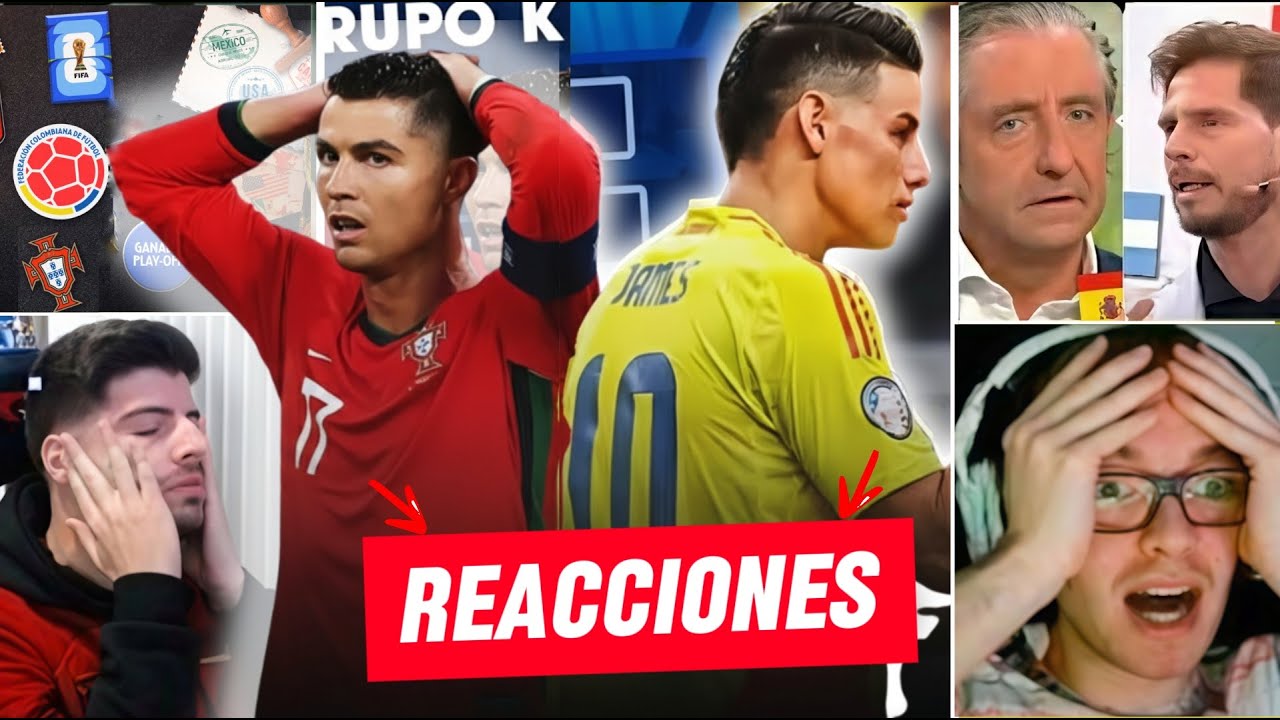 REACCIONES DE PORTUGUESES SOBRE COLOMBIA EN EL MUNDIAL 2026🔥