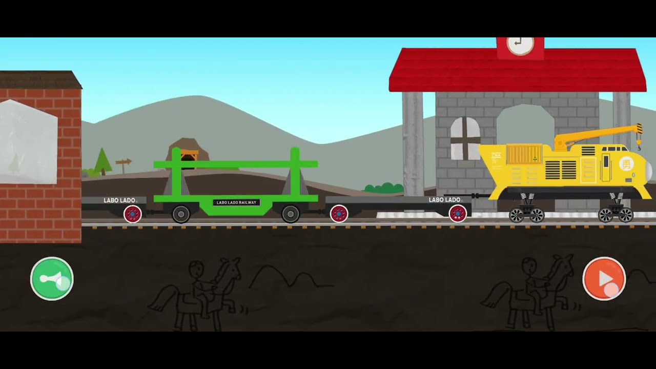 #train, Create an engaging YouTube video about a train building and management simulation game. 