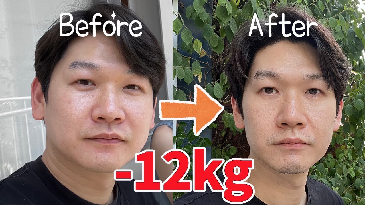 2ヶ月で-12キロのダイエットに成功した40代韓国人夫【日韓夫婦】