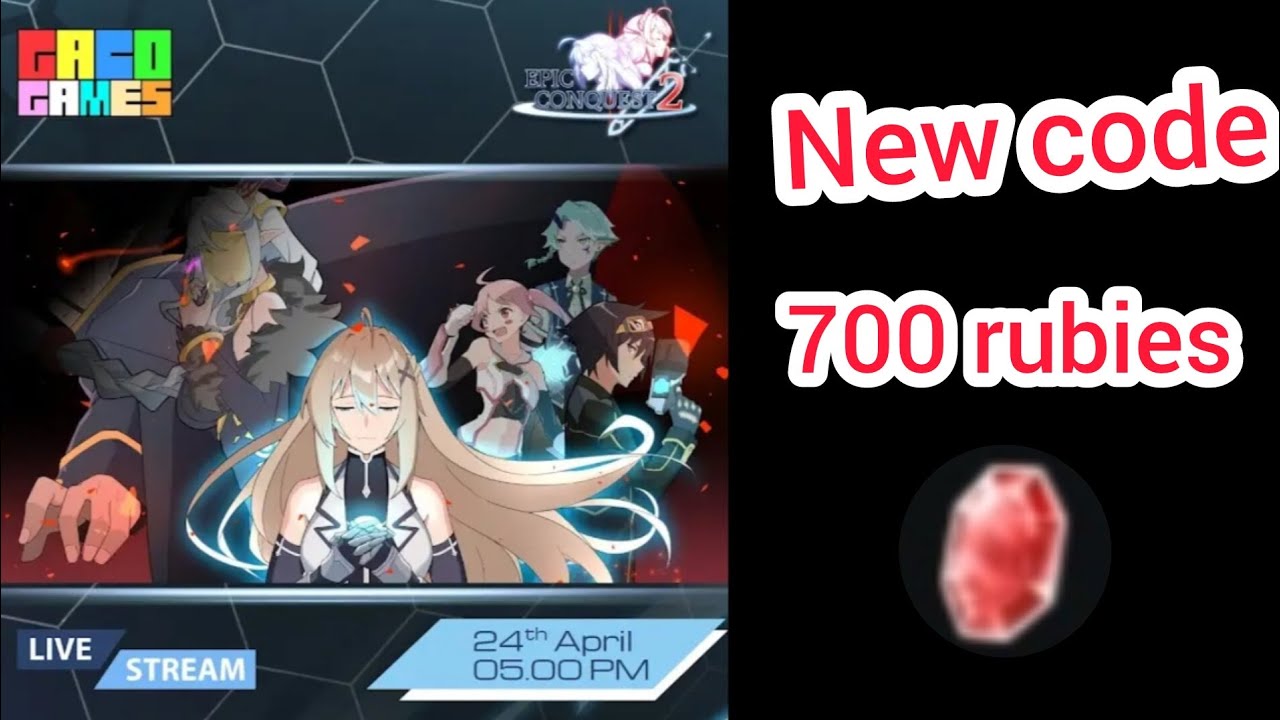 New code 700 rubies (Code Update The Final Story) | Epic Conquest 2