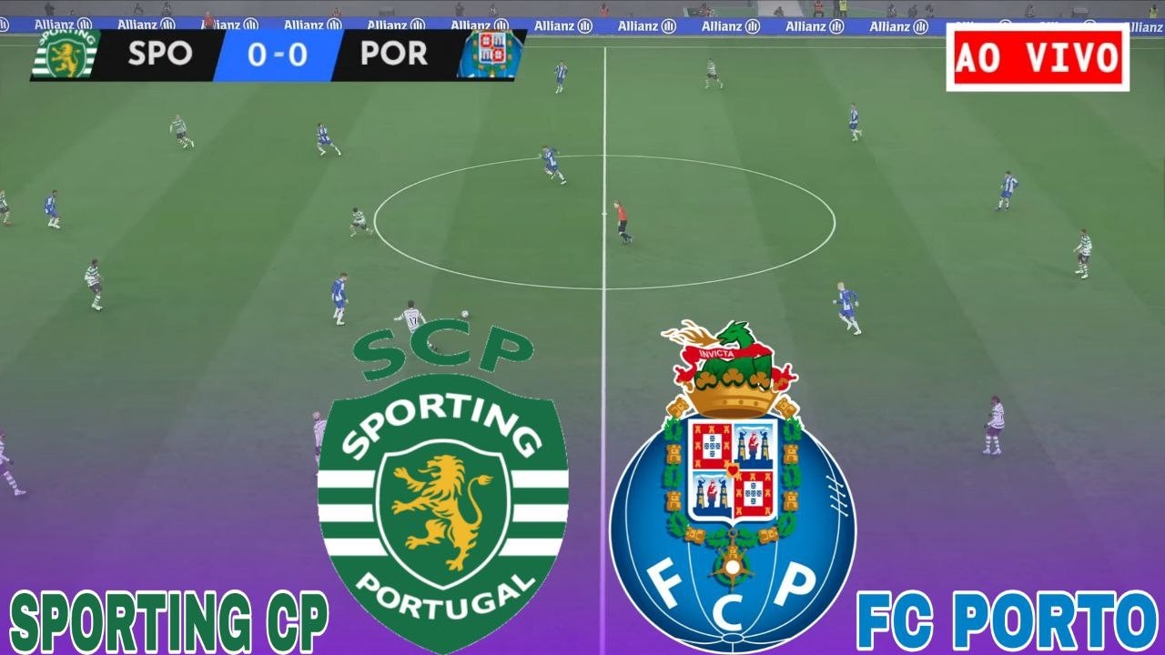 Sporting CP vs FC Porto AO VIVO Taça de Portugal 2026 Jogo de Hoje Simulação Realista PES 21