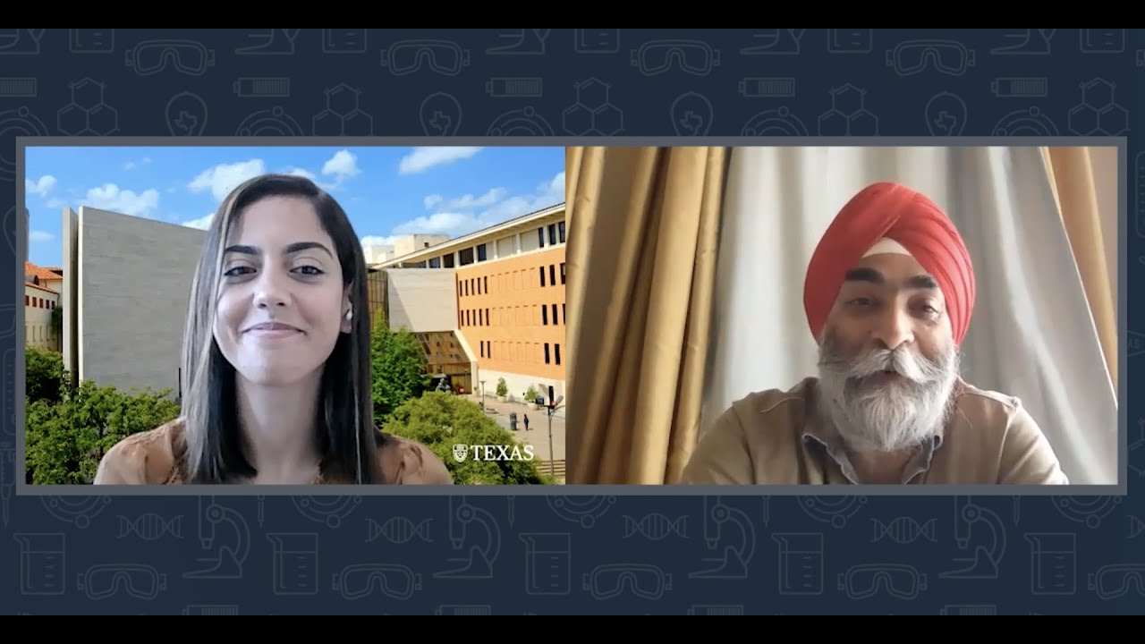 Therapeutics and Entrepreneurship Texas ChE alum Amar Sawhney and grad student Ahlam Qerqez