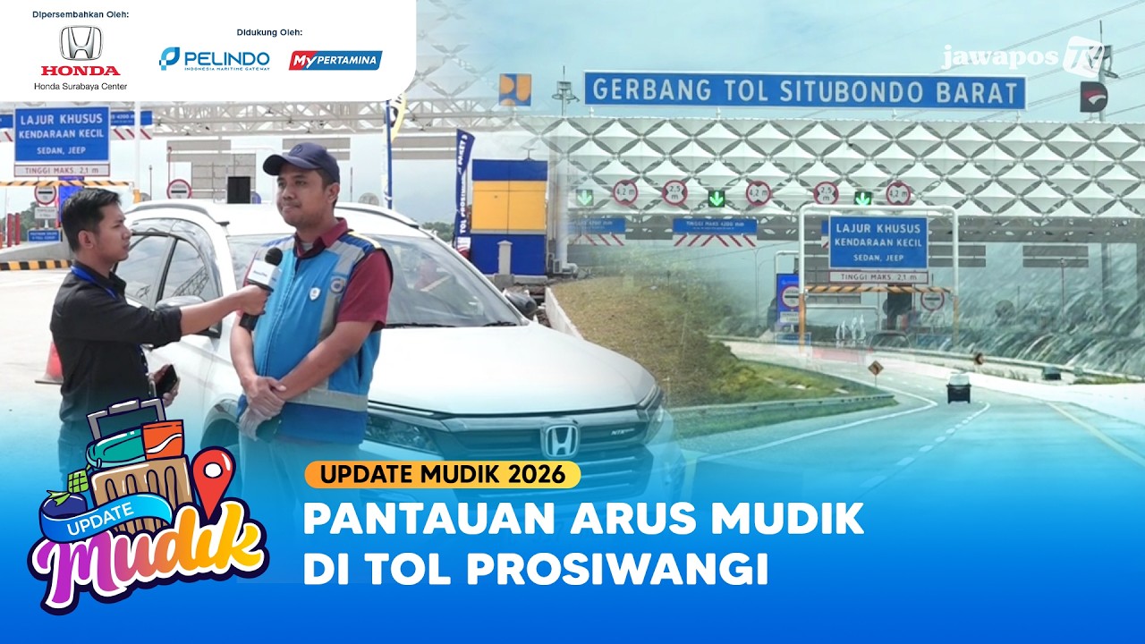 Pantauan Arus Mudik Gerbang Tol Prosiwangi | Update Mudik 2026