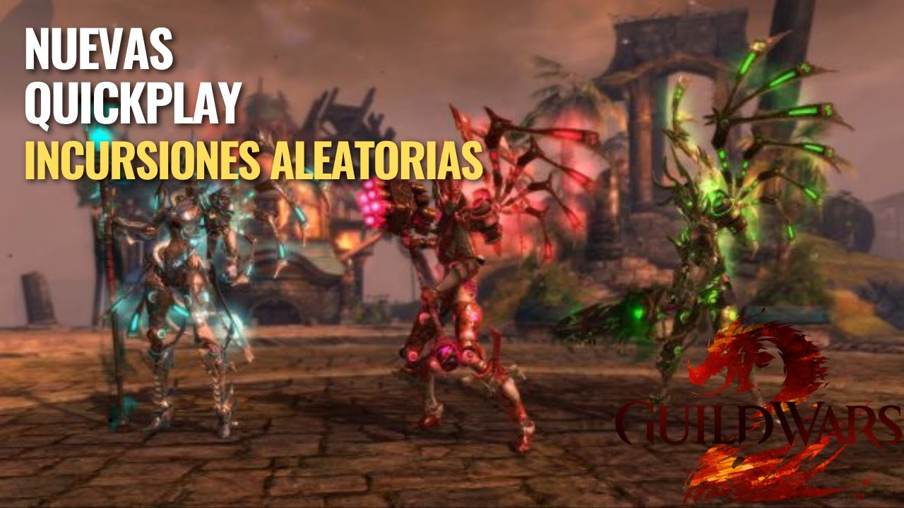 Guild Wars 2 | Nuevas incursiones - Juegos rápidos con grupos y encuentros aleatorios