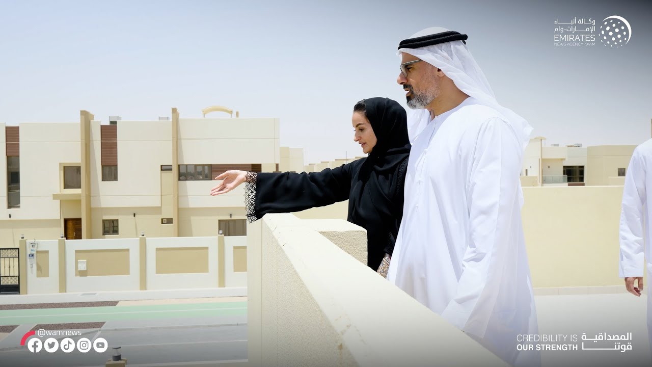 بتوجيهات رئيس الدولة  خالد بن محمد بن زايد يدشن مشروع سويحان السكني