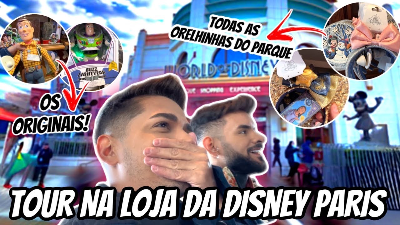 MOSTRAMOS TUDO DA MAIOR LOJA DISNEY PARIS + TODAS AS ORELHINHAS DO PARQUE!