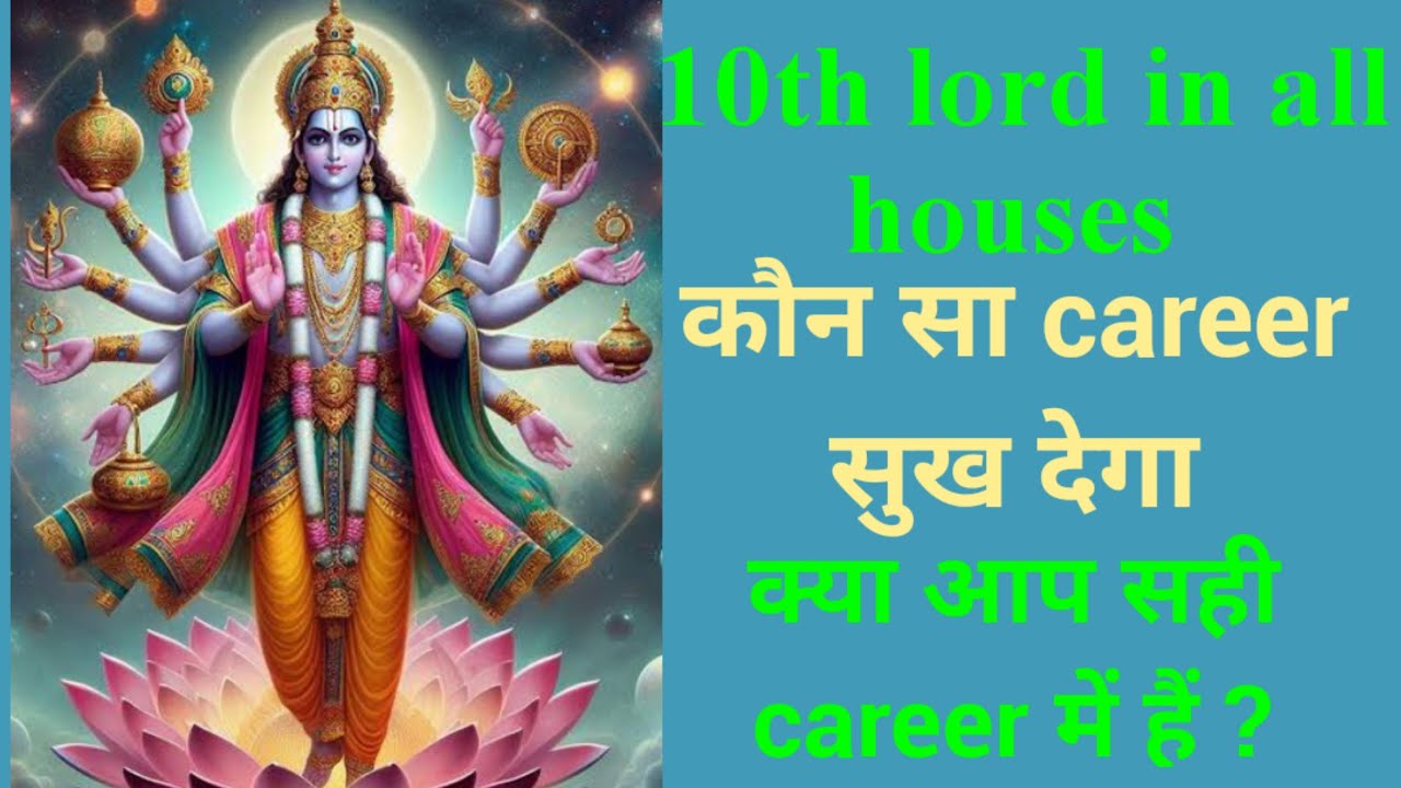 lets know your karma/ क्या आप सही proffesion में हैं ?10th lord in 12 houses and your career