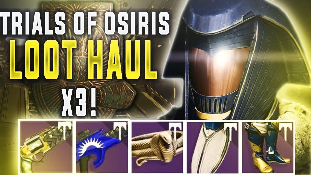 Destiny MASSIVE TRIALS LOOT HAUL! NEW WEAPONS (ADEPT), ARMOR & CLASS ITEMS!