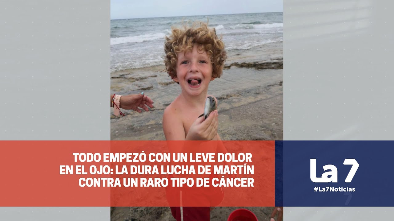 Todo empezó con un leve dolor en el ojo: la dura lucha de Martín contra un raro tipo de cáncer | La7