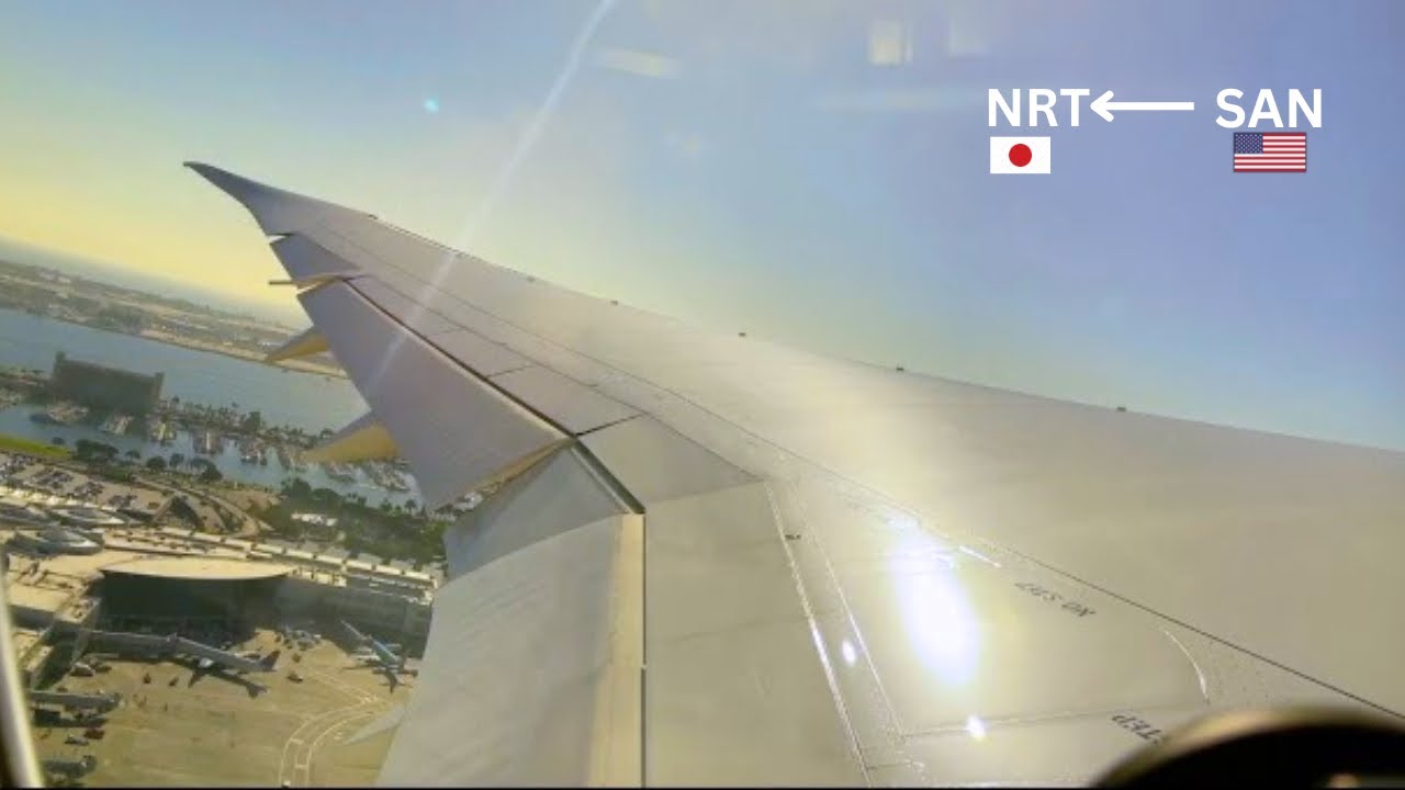 [60FPS] Japan Airlines | San Diego to Narita | Boeing 787-8