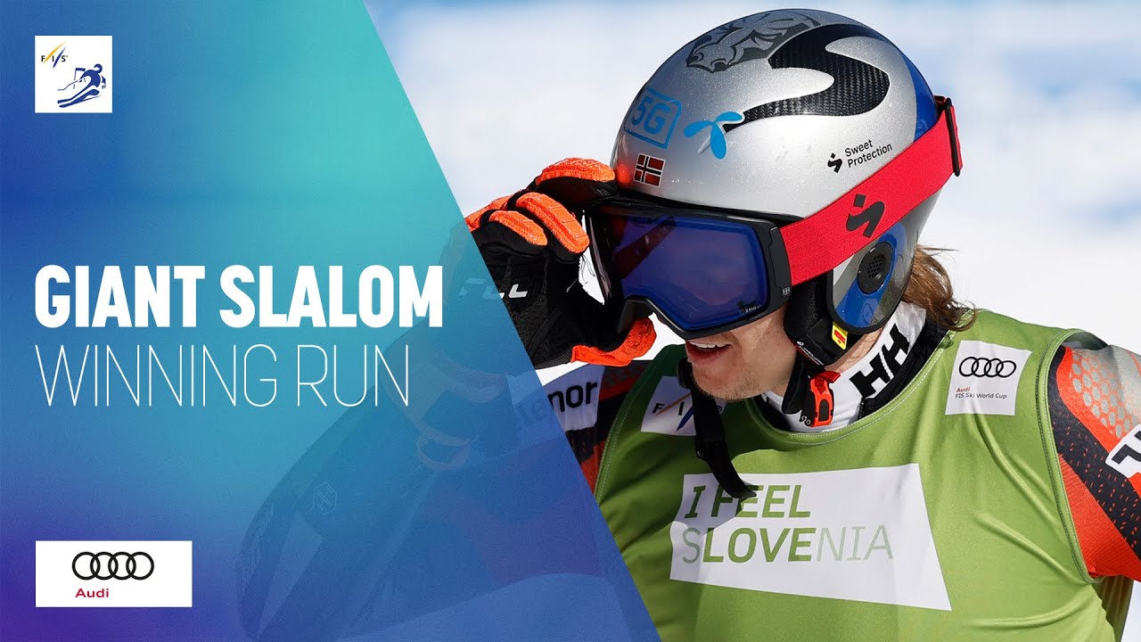 Henrik Kristoffersen (NOR) | Winner | Men's Giant Slalom | Kranjska Gora | FIS Alpine