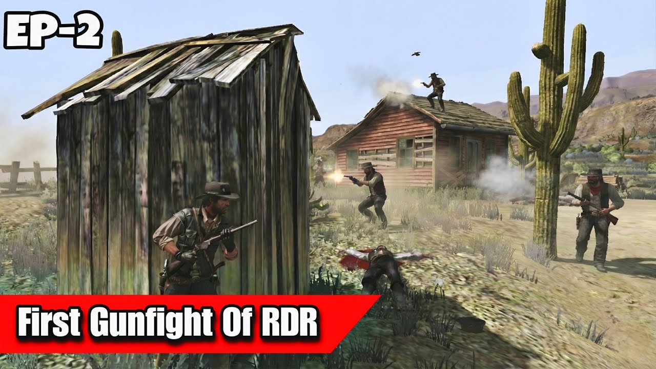 First Gunfight Of Red Dead Redemption | Ep-1 | #rdr #mobilegaming 
