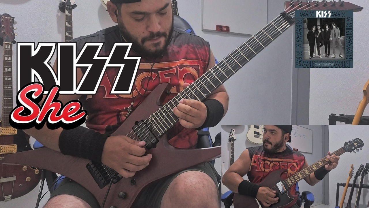 KISS - She - FULL GUITAR COVER