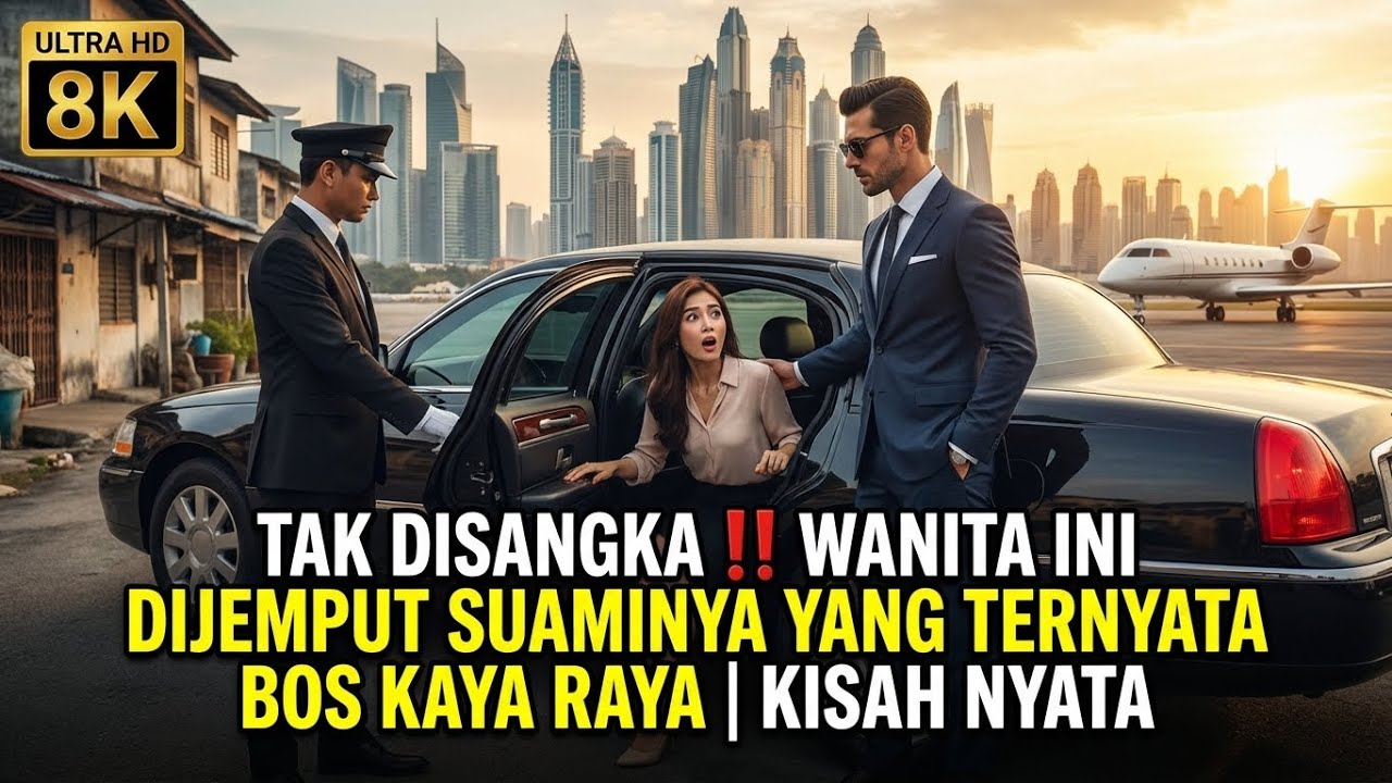 Kaget Semua Orang‼️ Suami yang Menjemput Ternyata CEO Kaya Raya