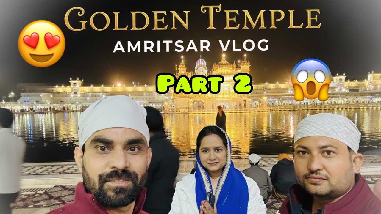 Amritsar me jate hi ho gya Baba Ji ke Darshan 😍Wife or me Pahli Bar yaha aye 
