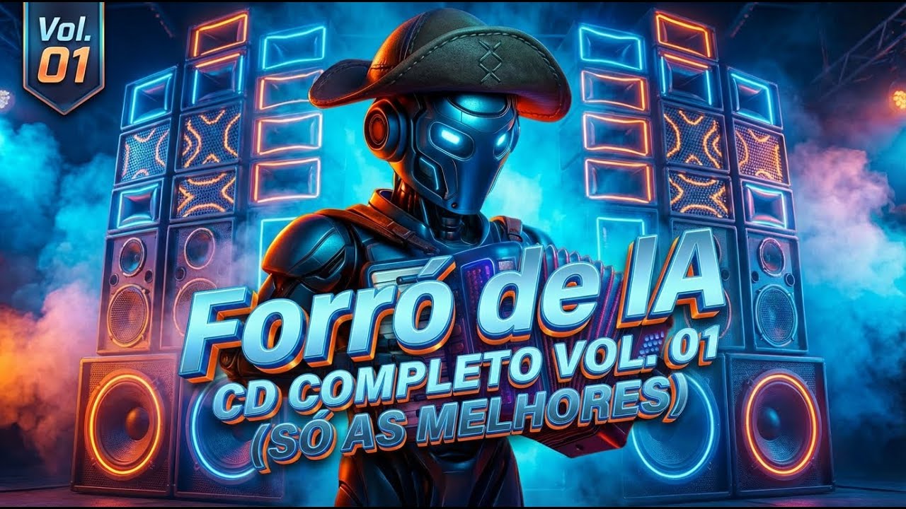 Forró de IA - Vol. 01 (CD Completo) | Piseiro 2025 | O Repertório do Futuro