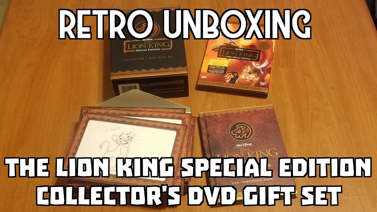 Retro Unboxing - The Lion King Special Edition Collector's DVD Gift Set