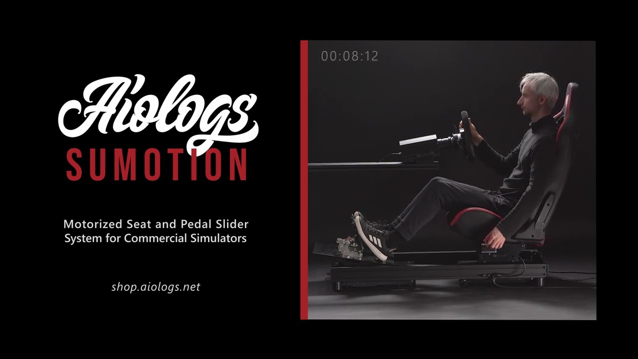 Aiologs SUMOTION. Motorized Seat and Pedal Slider System