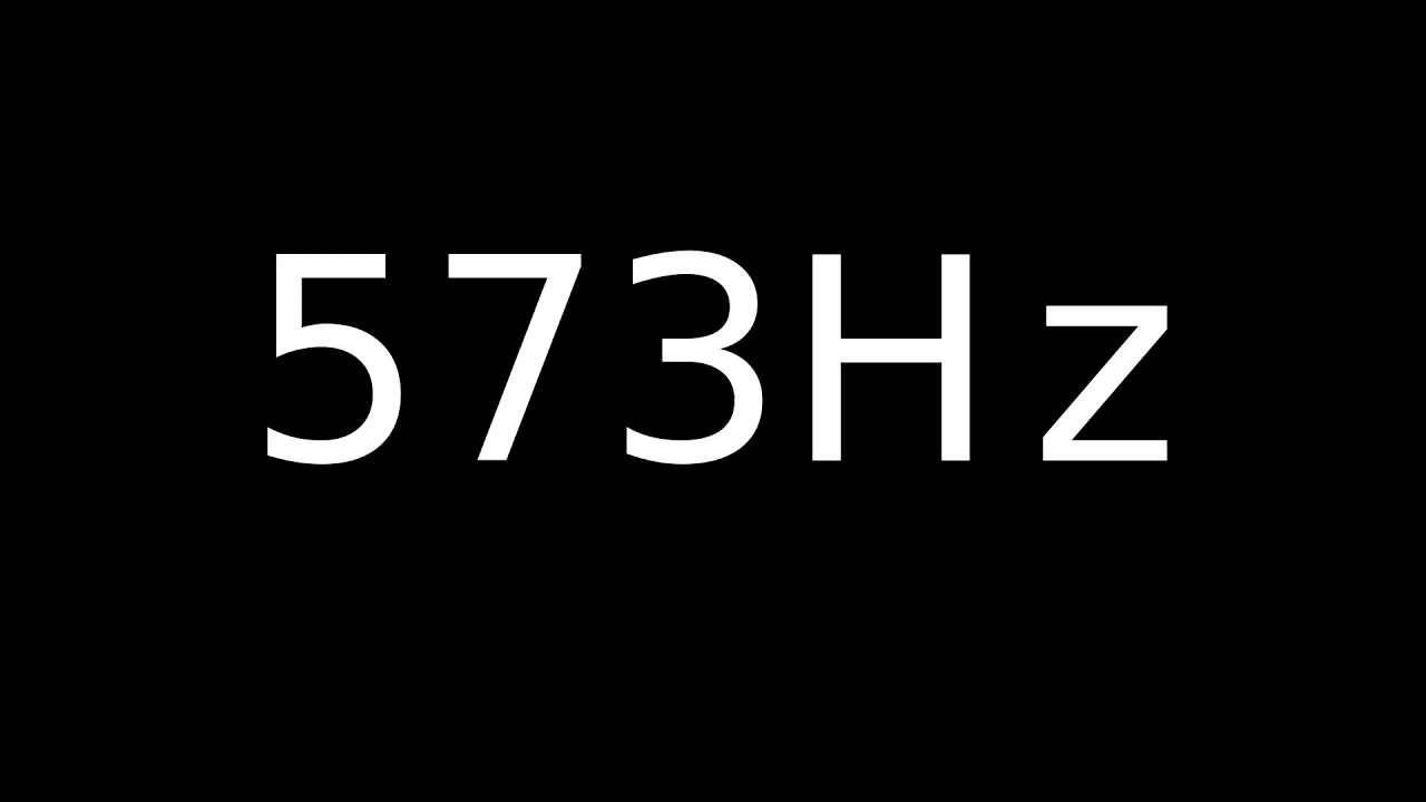 Speaker Sound Test 573Hz
