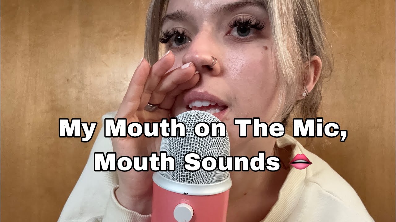 ASMR| Mouth on the Mic, Mouth Sounds! Extreme Sensitivity! + Tapping on New Items 