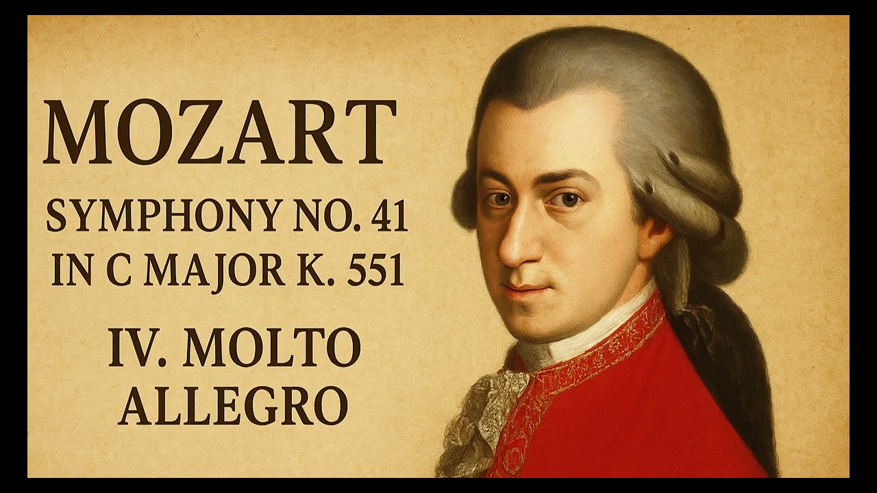 Mozart Symphony No. 41 In C Major K 551 IV Molto Allegro