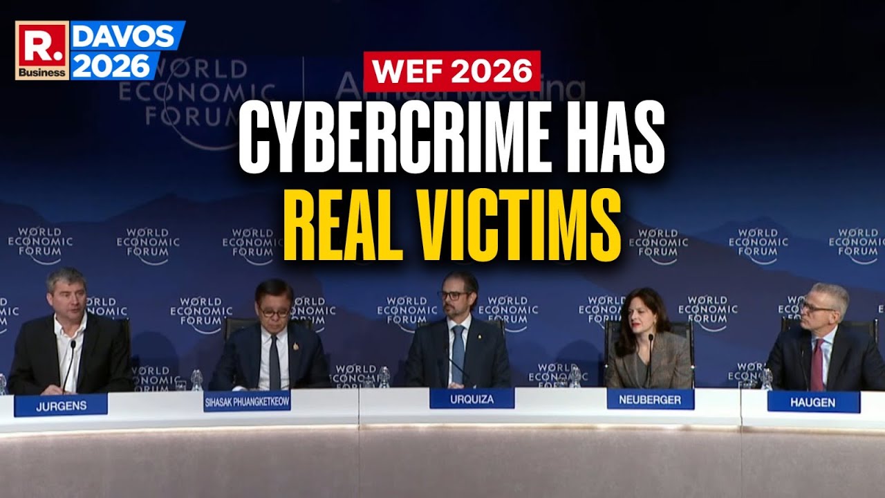 WEF 2026 LIVE | Cybercrime Has Real Victims | World Economic Forum | Davos