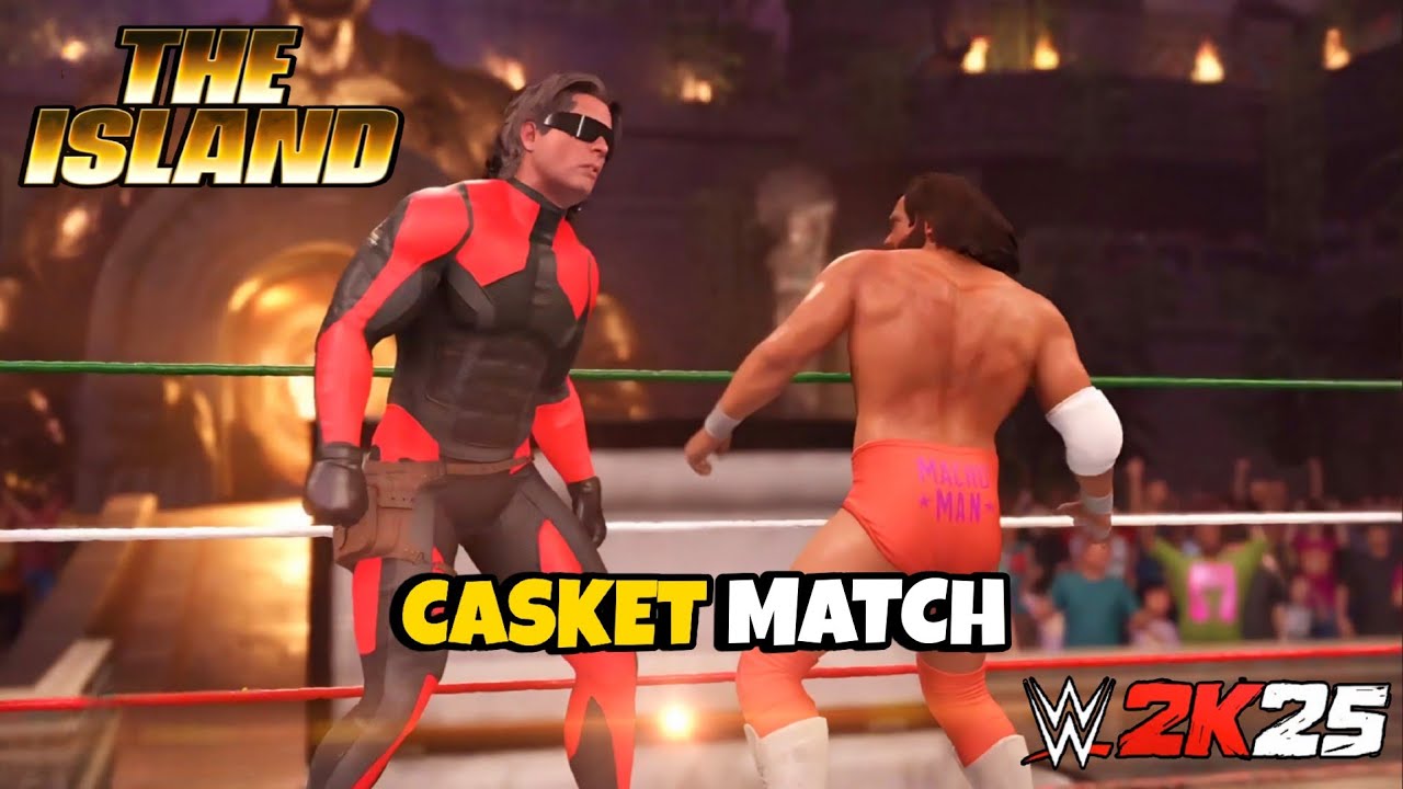 WWE 2K25 THE ISLAND CHAPTER 4 | EVERYONE LOVES A WRESTLING WEDDING | Vs Macho Man CASKET MATCH 