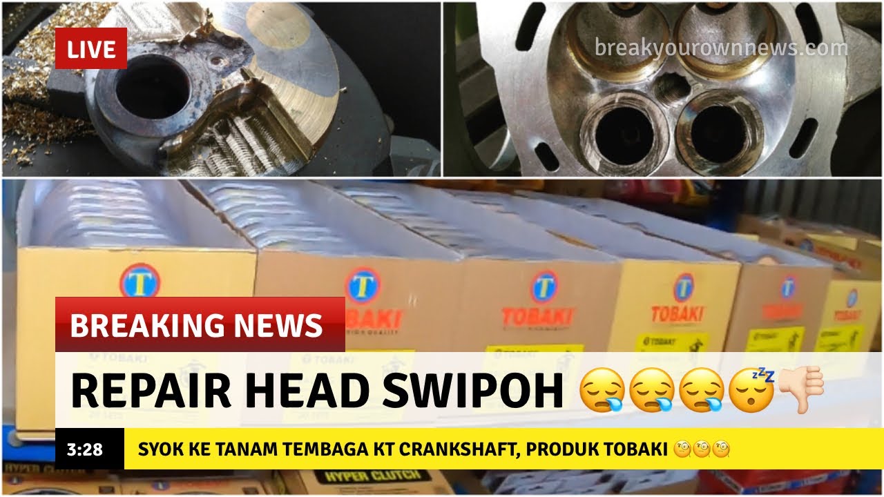 HEAD SWIPOH LEMAU, HANTAR REPAIR KE AMMRACE (BENGKEL KAMPONG)