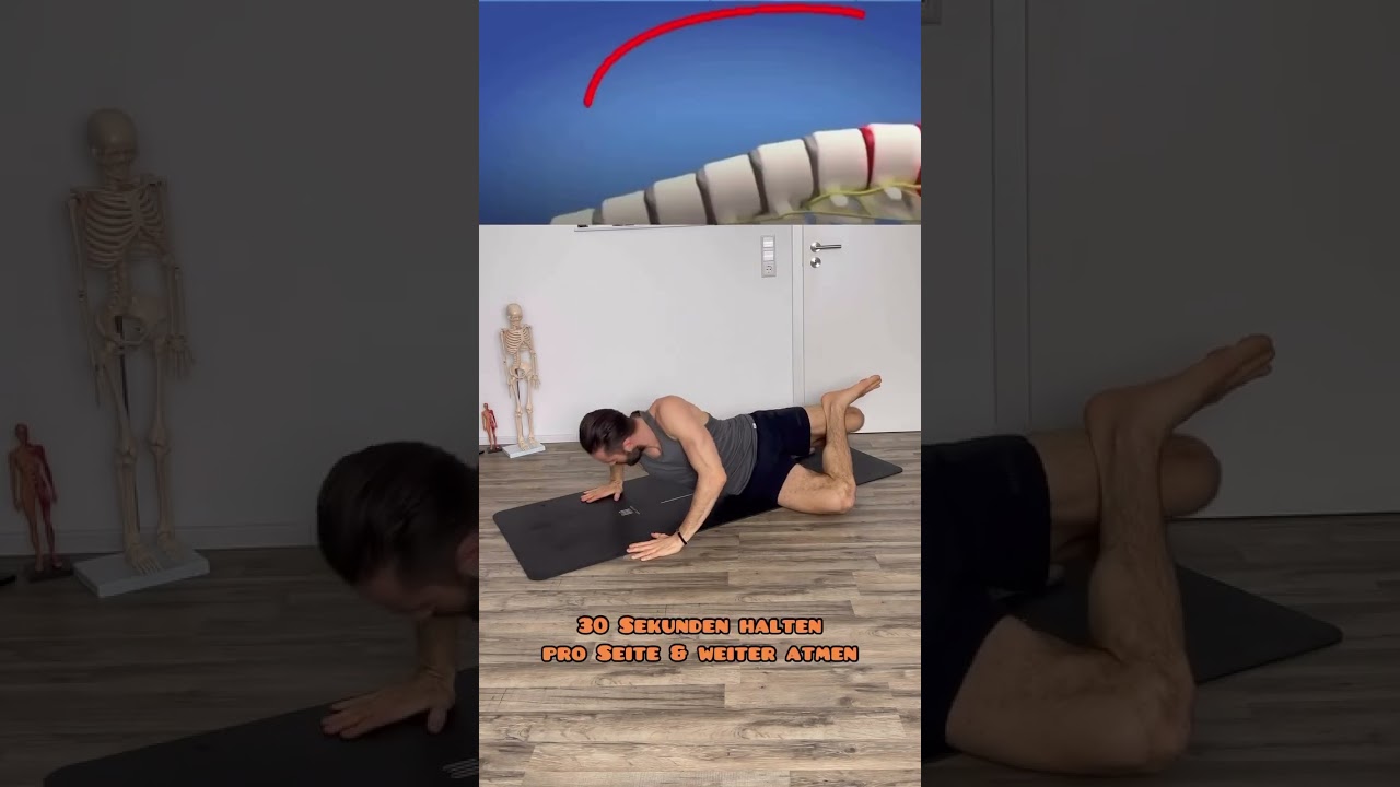 BLOCKIERT IM UNTEREN R&Uuml;CKEN? #dkhealth #fit #gesund #fitness #r&uuml;ckenschmerzen #shorts