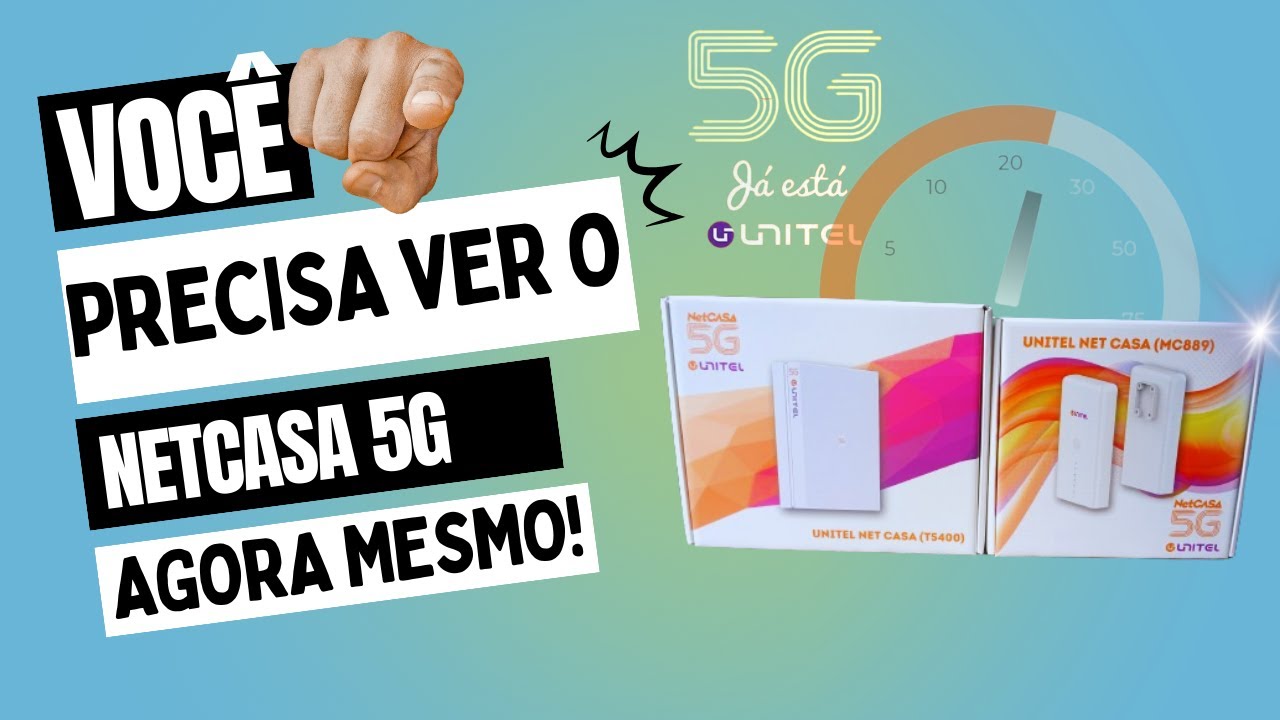 Análise do NetCasa 5G da Unitel ,ZTE MC889, T5400 vale apena?