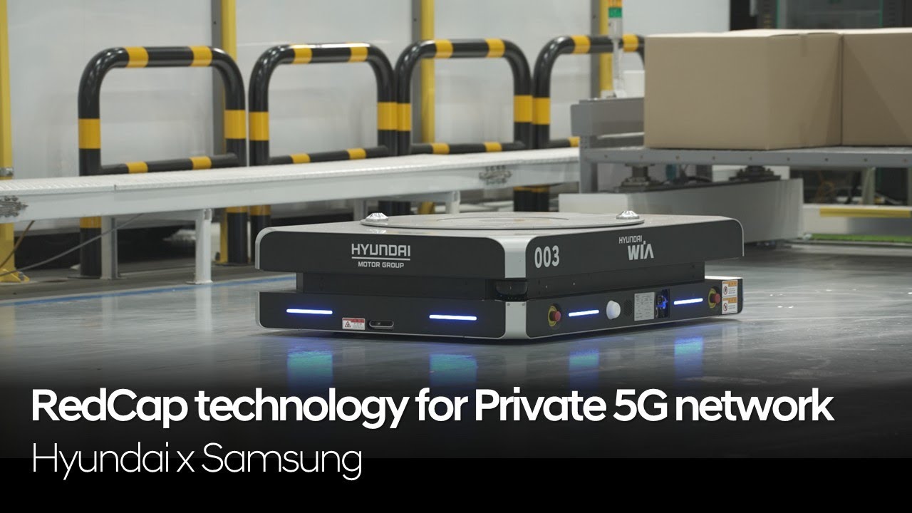 Demonstrating RedCap technology for Private 5G network | Hyundai x Samsung