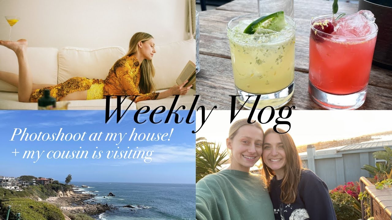 VLOG: Photoshoot at my house for a magazine!! + My cousin is visiting