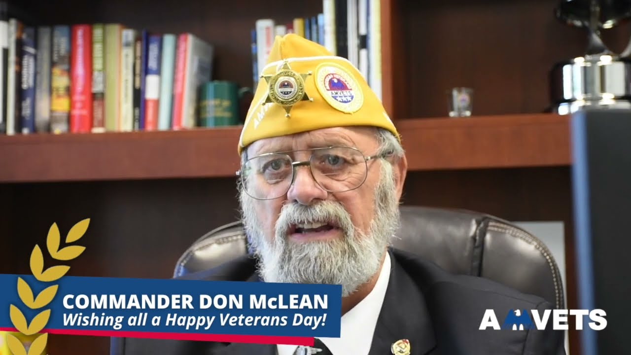 AMVETS National Commander Don McLean on Veterans Day 2022