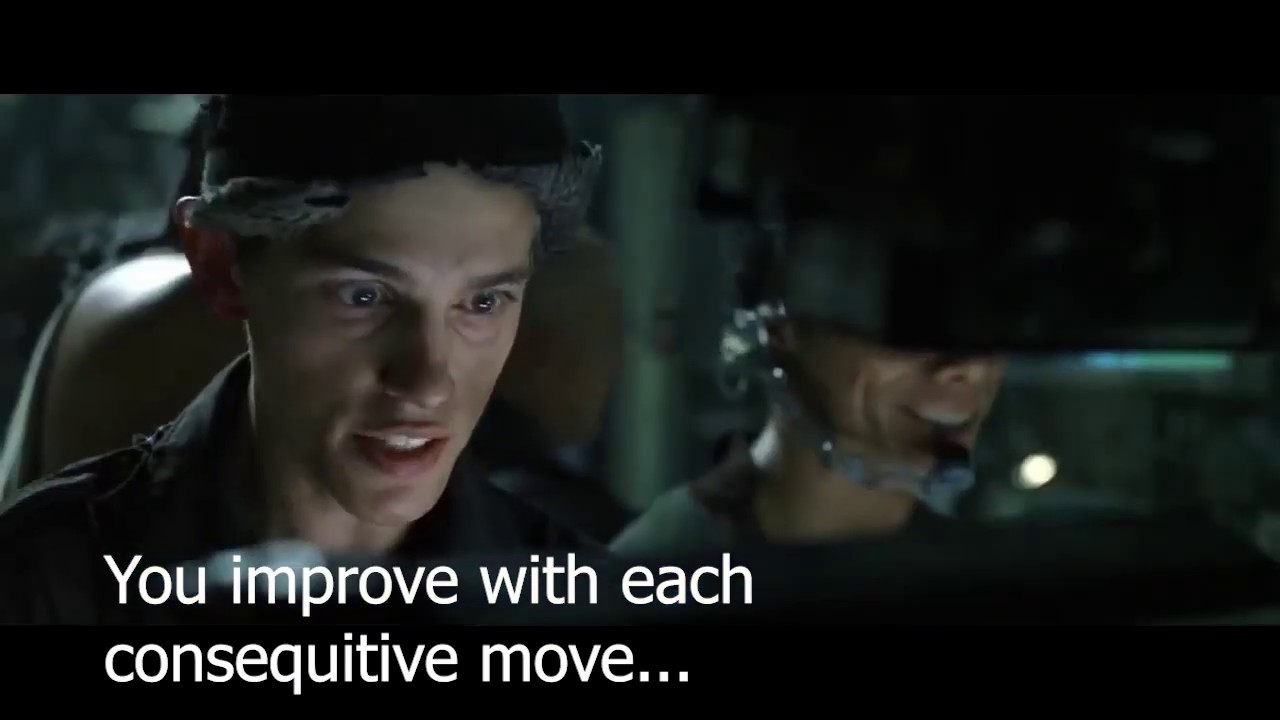 Reinforcement Learning - Training the Agent in Matrix Analogy