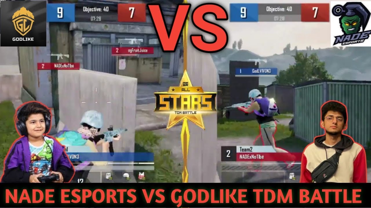 NADE Vs Godlike TDM Battle || NADE OFFICIAL
