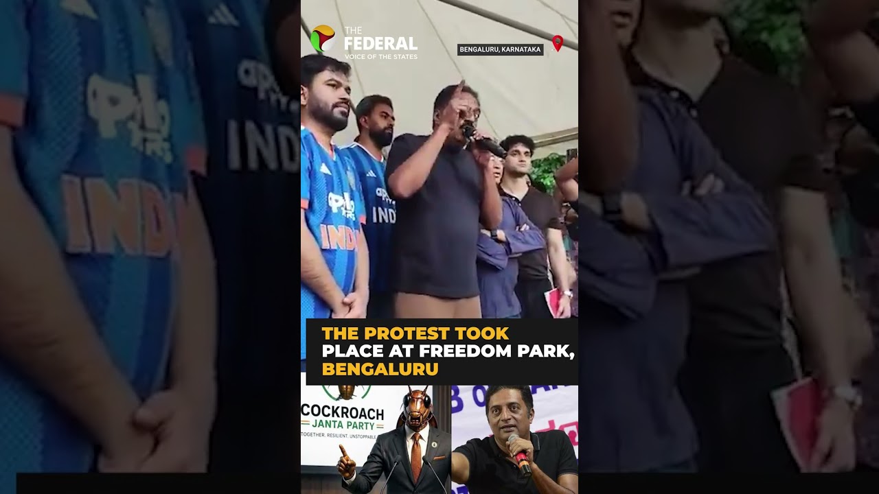 Prakash Raj joins CJP protest in Bengaluru, backs youth and questions leaders' role | #shorts