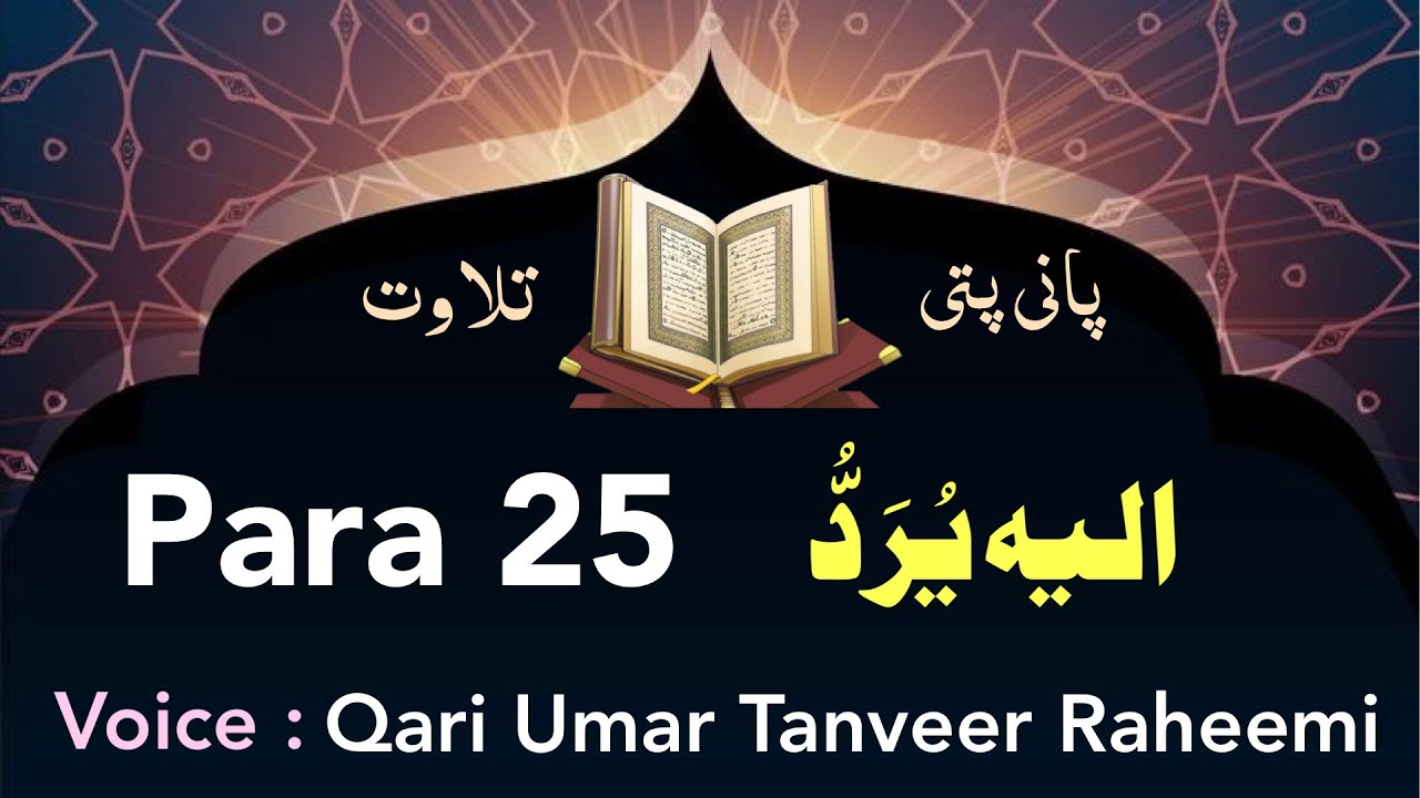 Para 25 complete || para 25 panipatti tilawat || Quran complete