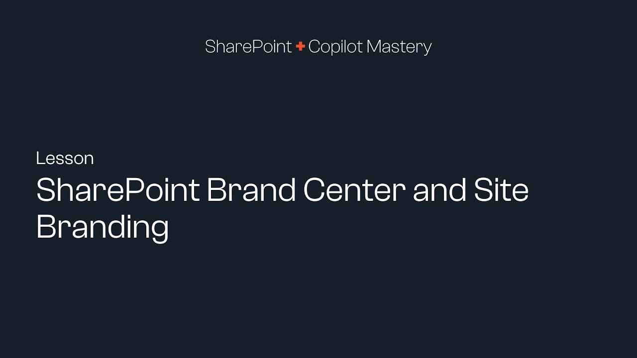 Stop Your SharePoint Sites from Looking Boring! 🎨 (Brand Center Tutorial)
