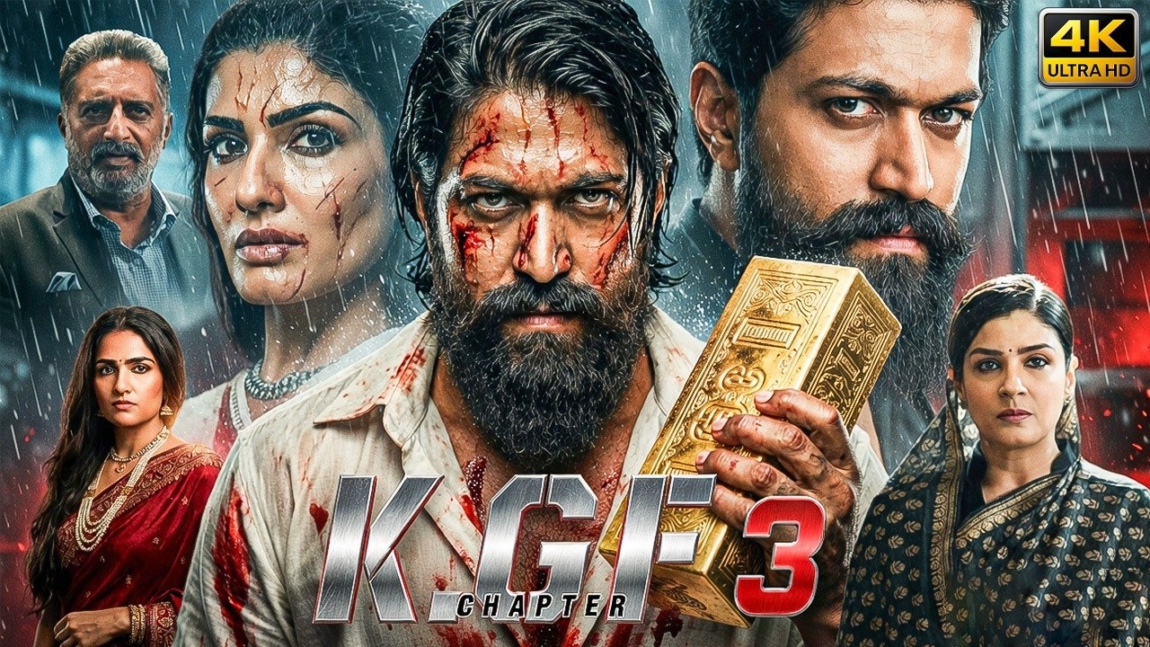 Yash & Raveena New Blockbuster KGF 3 2026 | Full Movie Hindi Dubbed HD | Action Drama Thriller